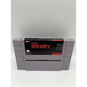 Super Scope 6 SNES Game (Super Nintendo Entertainment System, 1992) Tested